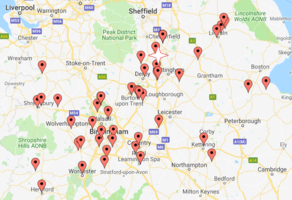 Midlands member map.png